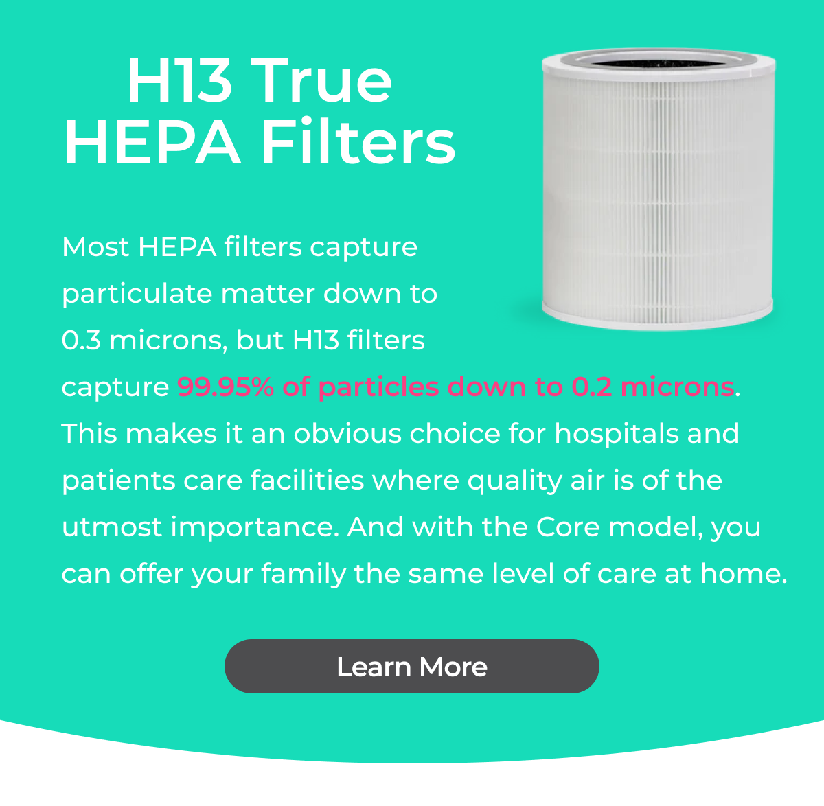 Learn More about Puraclenz technology and HEPA filtration.