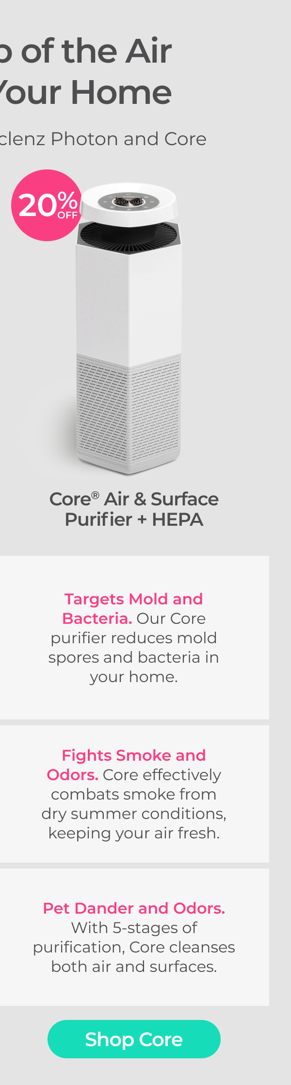 Save 20% on the Core