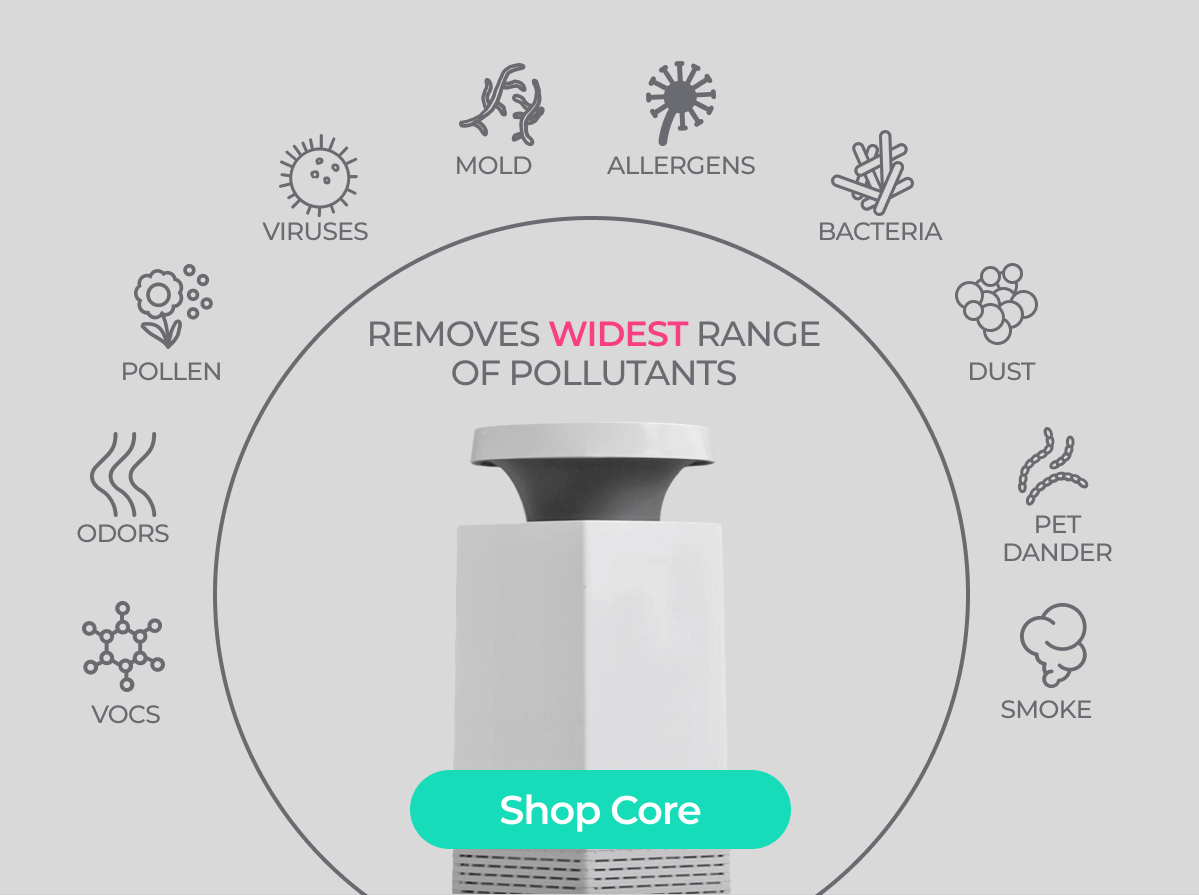 Core removes the widest range of pollutants.