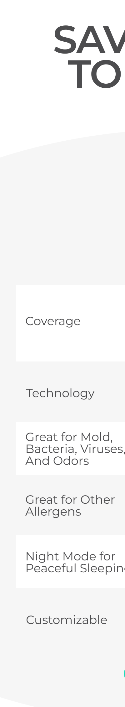 Compare Puraclenz purifier models.
