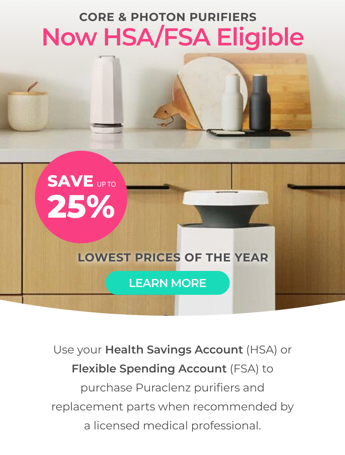Puraclenz is now HSA/FSA Eligible