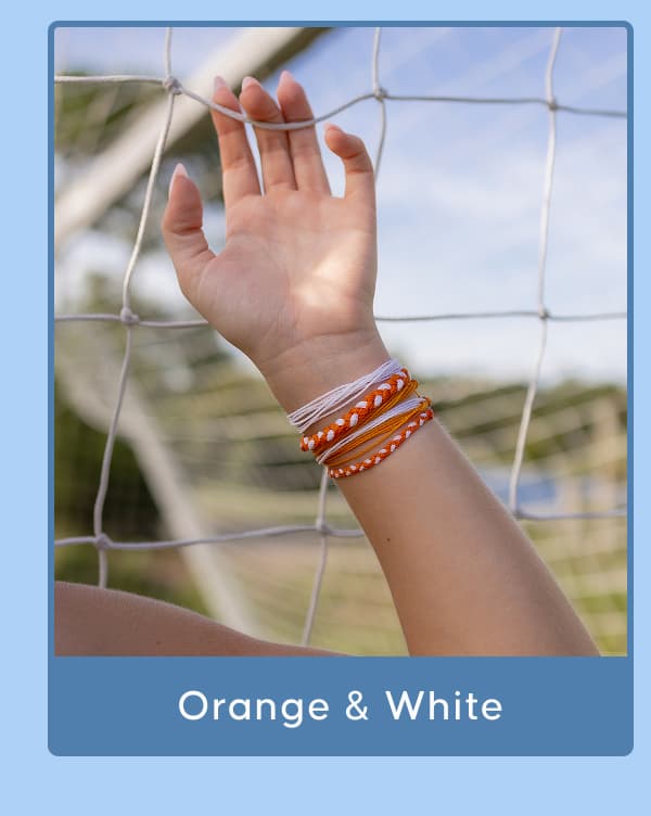Orange & White