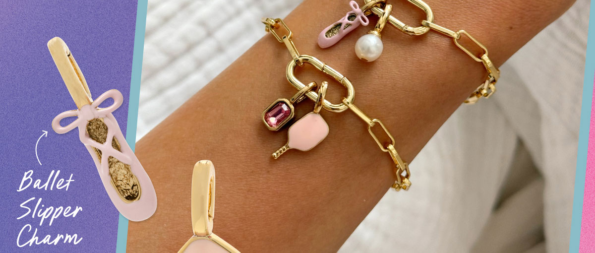 Ballet Slipper Charm