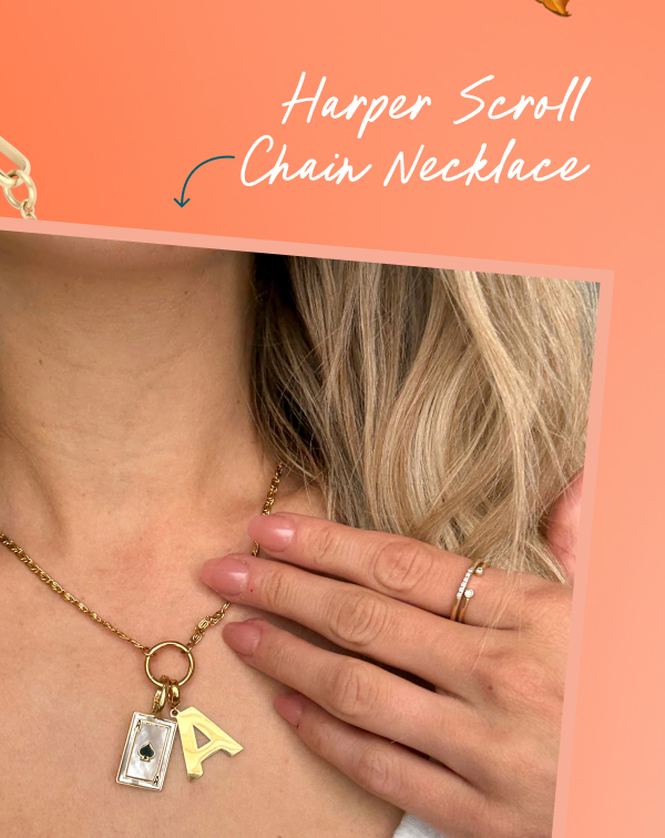 Harper Scroll Chain Necklace
