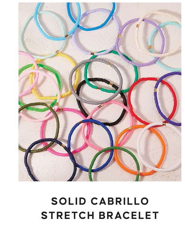 Solid Cabrillo Stretch Bracelet 