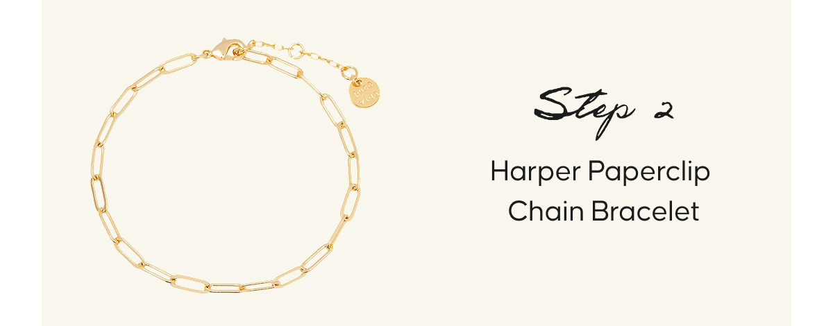 Step 2 - Harper Paperclip Chain Bracelet