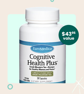 Cognitive Health Plus by EuroMedica. A $43.95 value! Code: FREECOGNIPLUS. Get my Gift.