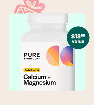 Calcium + Magnesium by PureFormulas. A $18.99 value! Code: FREECALMAG. Get my Gift.