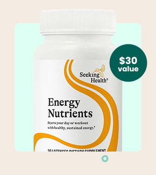 Energy Nutrients by Seeking Health. A $30 value! Code: FREEENERGY. Get my Gift.