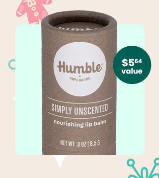 Nourishing Lip Balm - Simply Unscented by Humble Brands. A $5.64 value! Code: FREELIPBALM. Get my Gift.