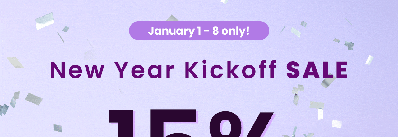New Year Kickoff Sale: January 1-8 only! 15% OFF $50+. Code: PF2026. Shop now.