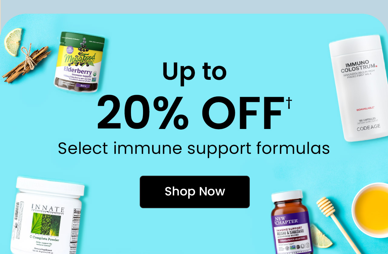 Special Offers: Immune Support. Up to 20% OFF† select immune support formulas. Shop Special Offers: Immune Support.