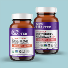 20% off* all New Chapter products. Code: NEWCH20.