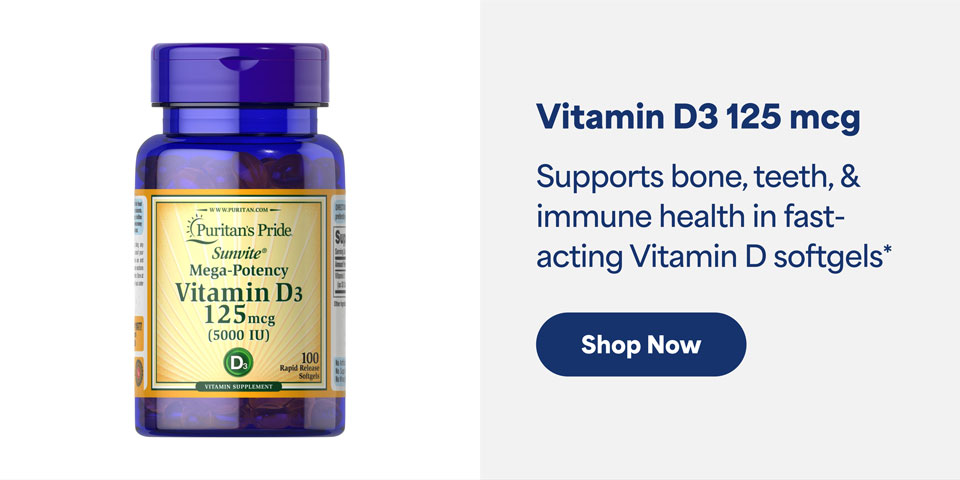 Vitamin D3 125 mcg (5000 IU)