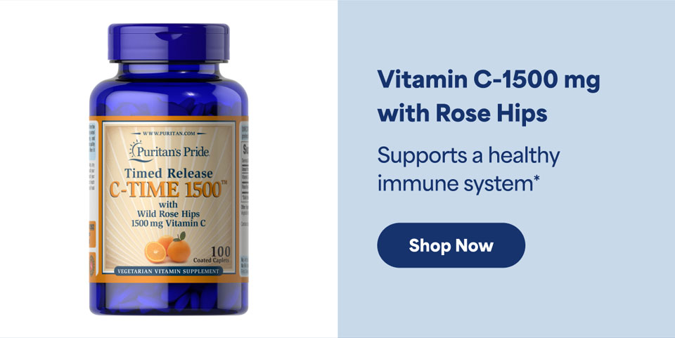 Vitamin C-1500 mg with Rose Hips Timed Release