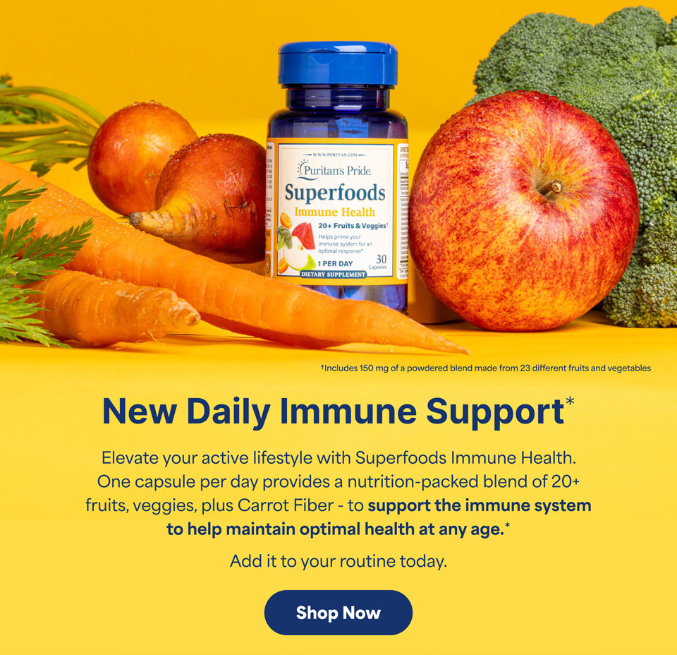 New Daily Immune Support. Shop now.