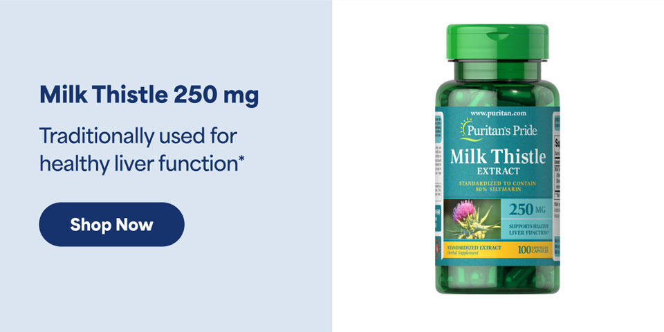 Milk Thistle Standardized 250 mg (Silymarin)