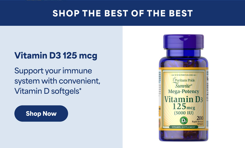 Vitamin D3 125 mcg (5000 IU)