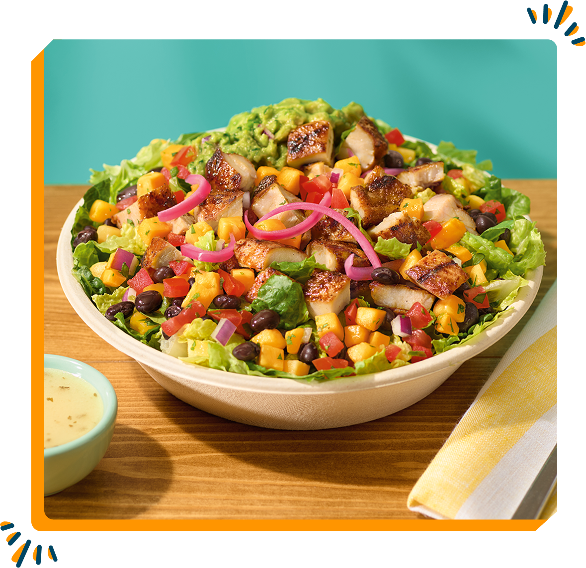Garlic Tajin Shrimp Bowl with Mango Salsa
