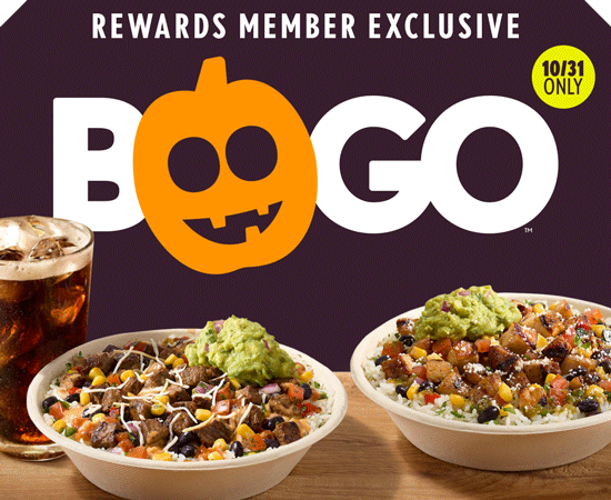 FREE Entrée this Halloween!