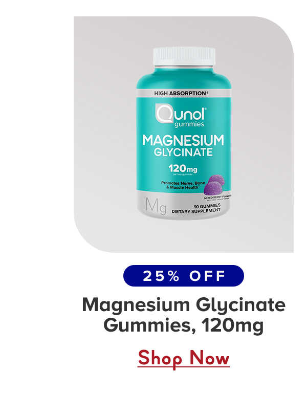 Magnesium Glycinate Gummies, 120 mg