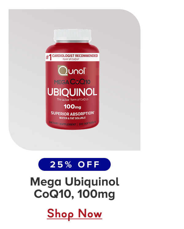 Mega Ubiquinol CoQ10, 100 mg