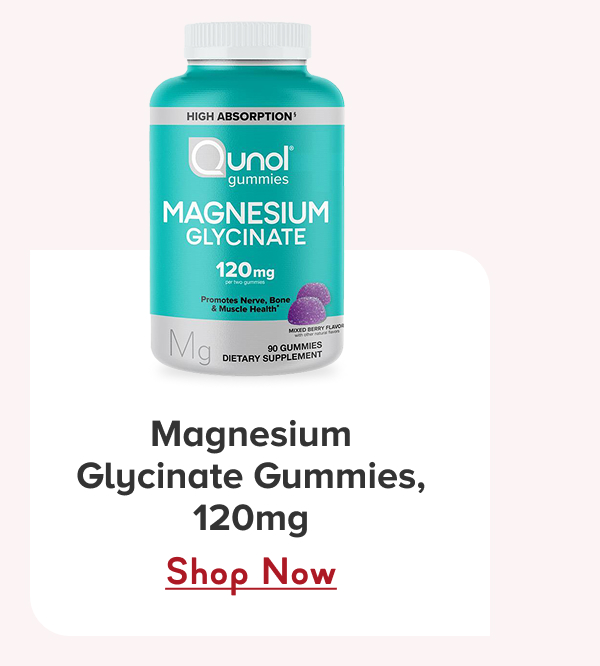 Magnesium Glycinate Gummies, 120mg