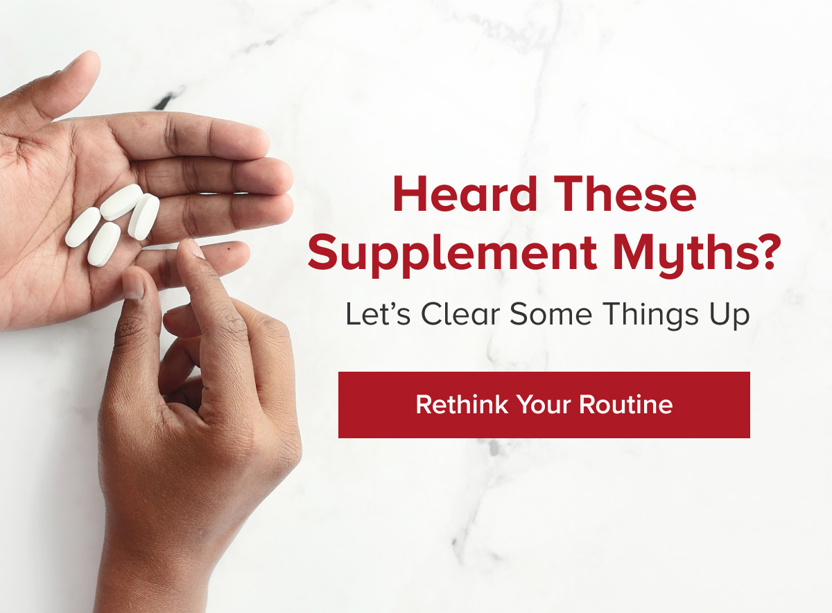  Heard These Supplement Myths?