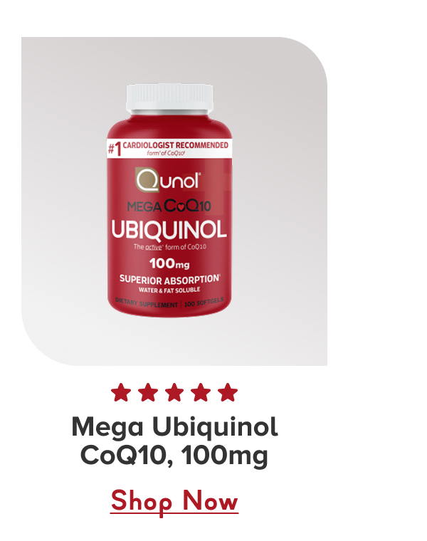 Mega Ubiquinol CoQ10, 100 mg