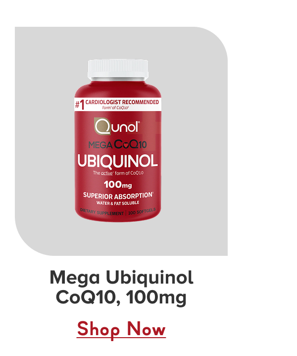 Mega Ubiquinol CoQ10, 100mg