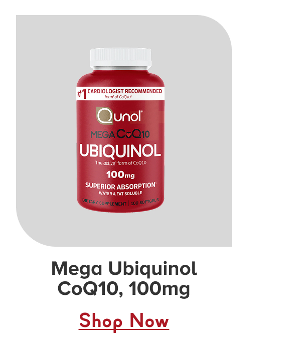 Mega Ubinquinol CoQ10, 100mg