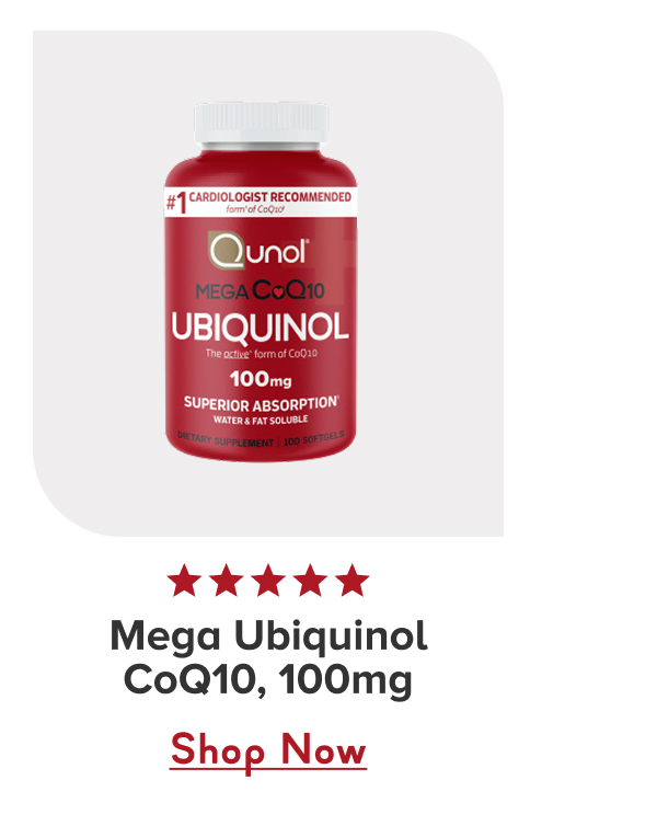 Mega Ubiquinol CoQ10, 100mg