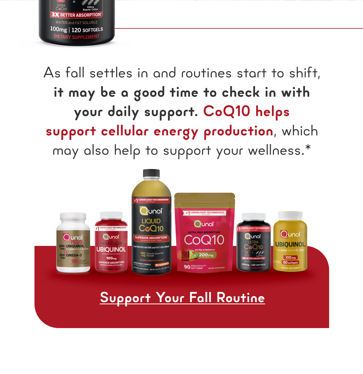 Support Your Fall Routine