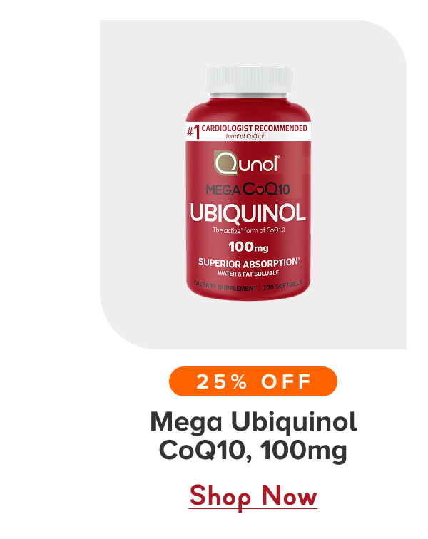 Mega Ubiquinol CoQ10, 100 mg