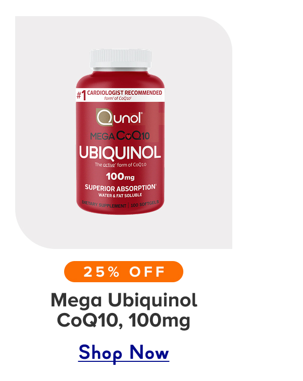Mega Ubiquinol CoQ10, 100 mg
