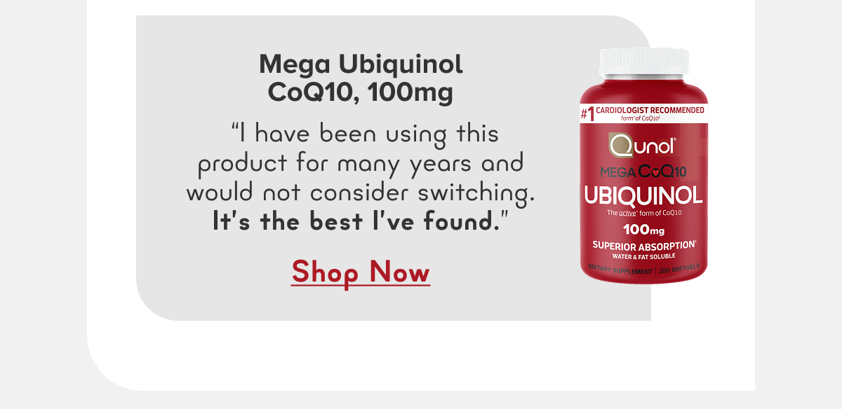 Mega Ubiquinol CoQ10, 100 mg