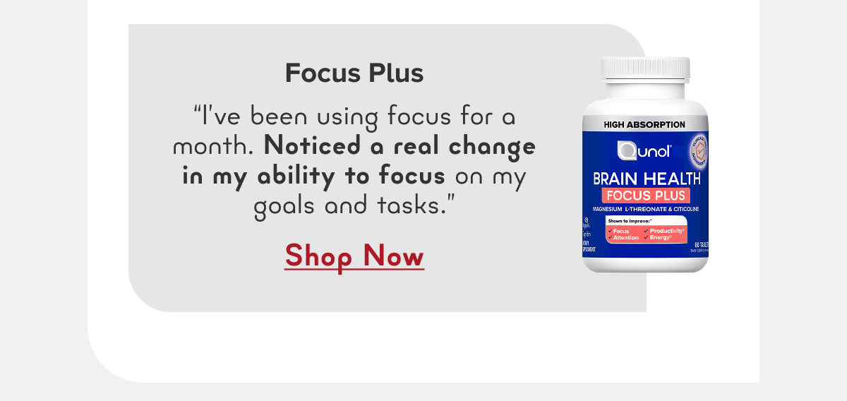 Brain Health - Focus Plus
