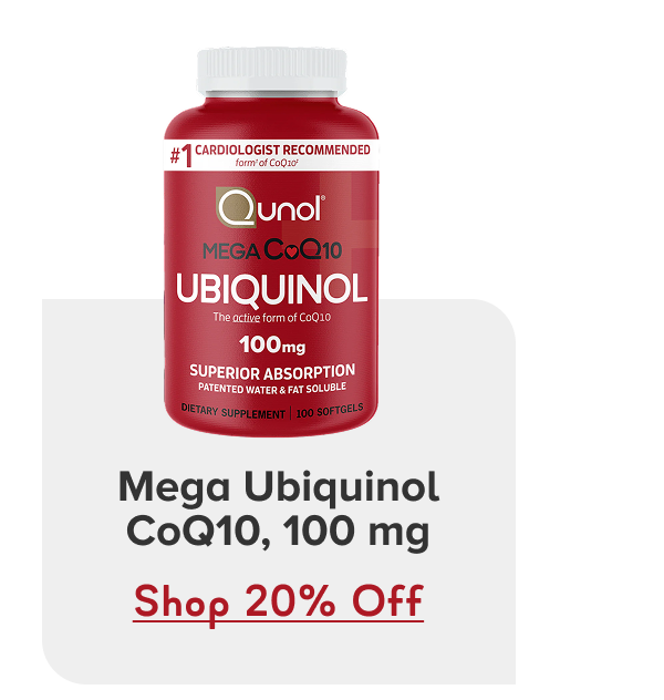 Mega Ubiquinol CoQ10, 100mg