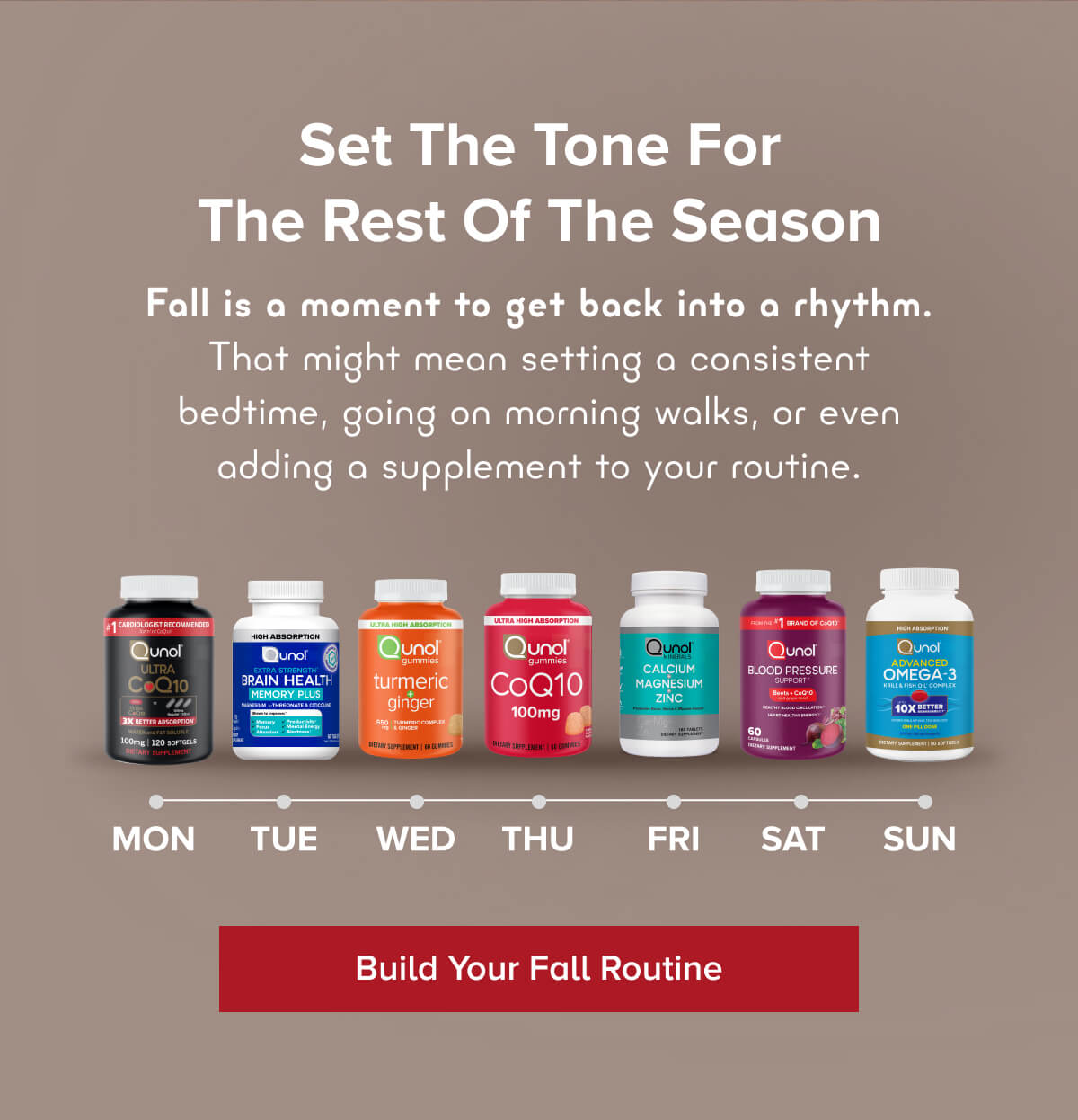 Build Your Fall Routine