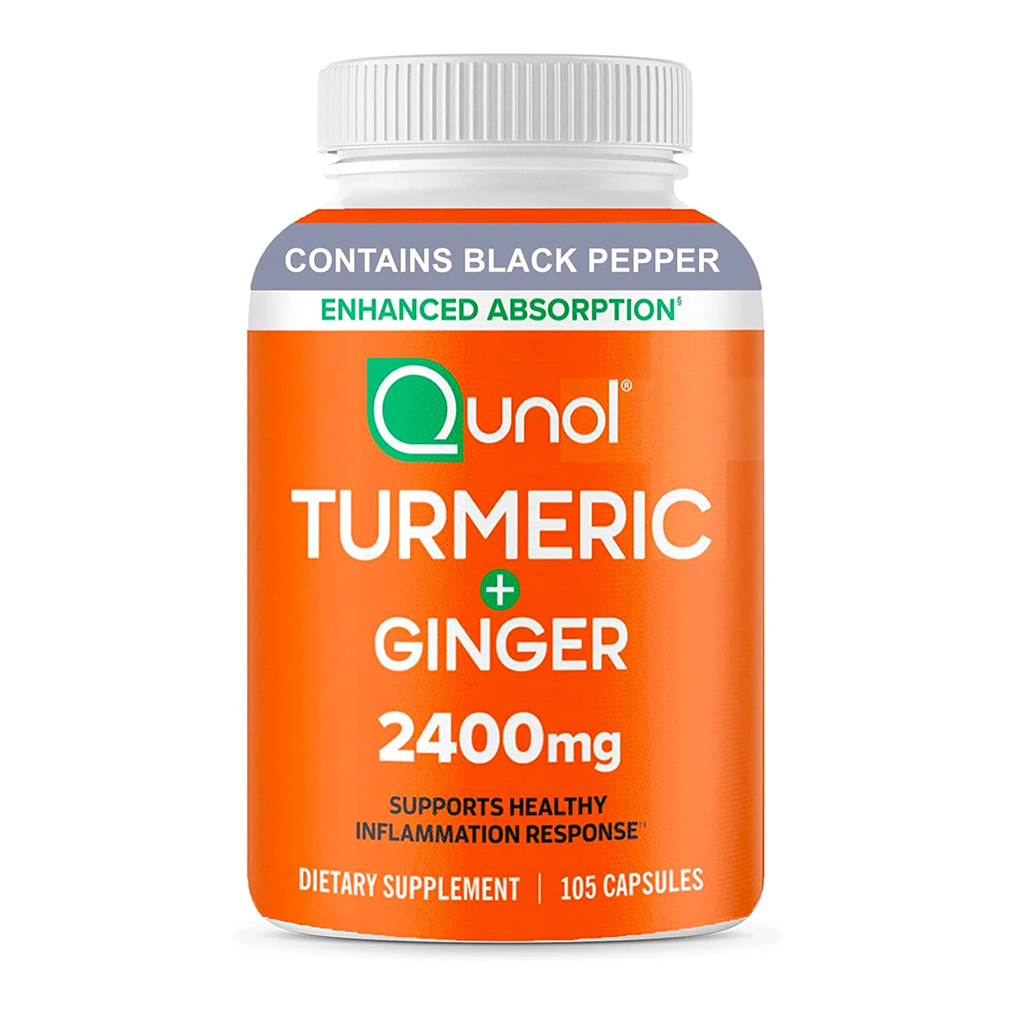 Image of Turmeric Curcumin with Ginger and Black Pepper Extract, 2400mg