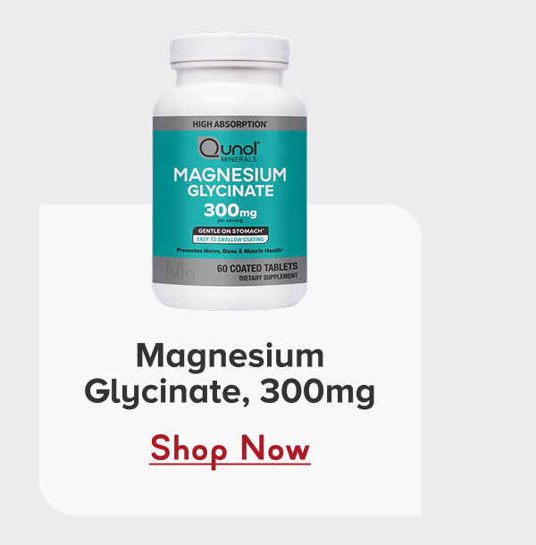 Magnesium Glycinate, 300mg