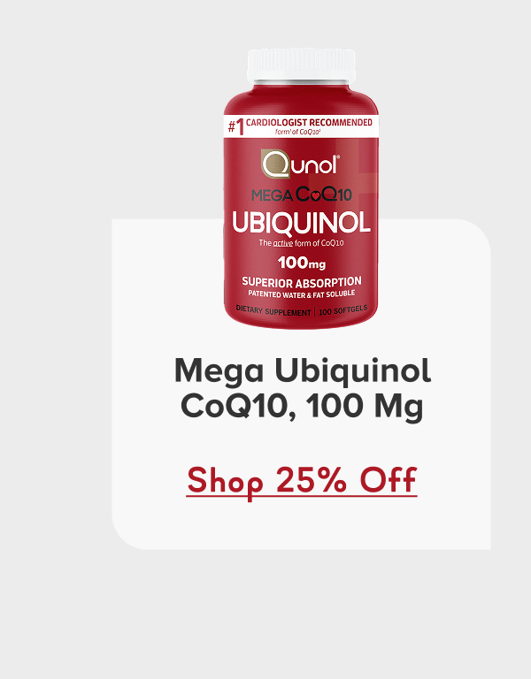 Mega Ubiquinol CoQ10, 100 mg