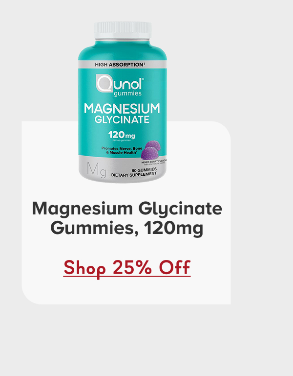 Magnesium Glycinate Gummies, 120mg