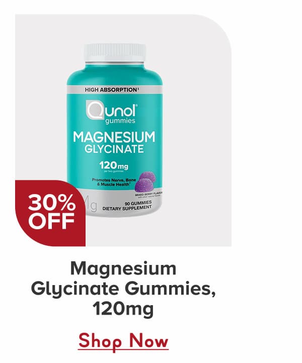Magnesium Glycinate Gummies, 120mg