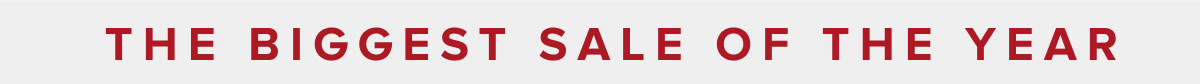 The Biggest Sale Of The Year