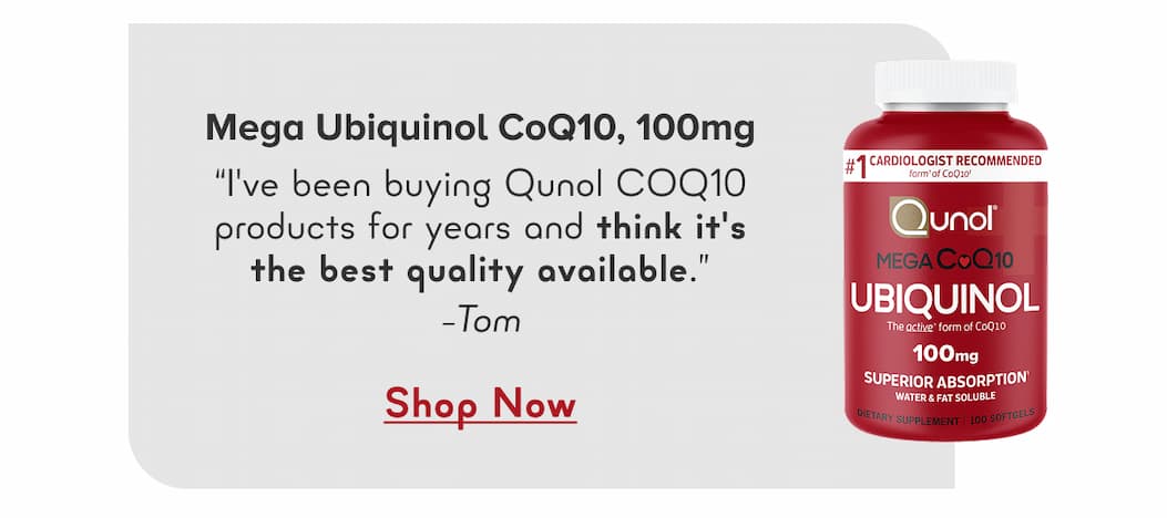 Mega Ubiquinol CoQ10, 100mg