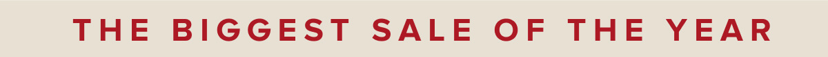 The Biggest Sale Of The Year
