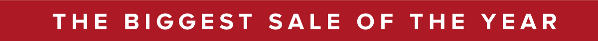 The Biggest Sale Of The Year