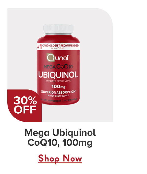 Mega Ubiquinol CoQ10, 100mg