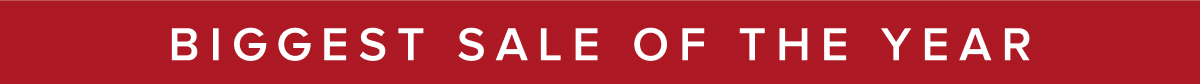 Biggest Sale Of The Year